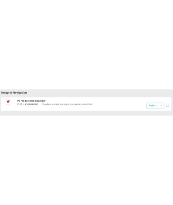 Product Box Equalizer PrestaShop – równe boxy produktów